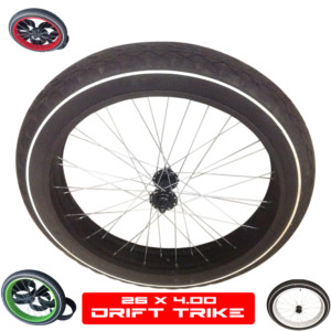 Drift Trike Fat Front Wheel 26 x 4.00