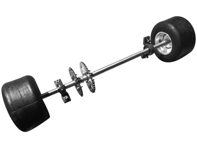 Drifting Trike 40" Axle Kit Set #40 Chain Sprocket Wheel Hubs Package Parts New 